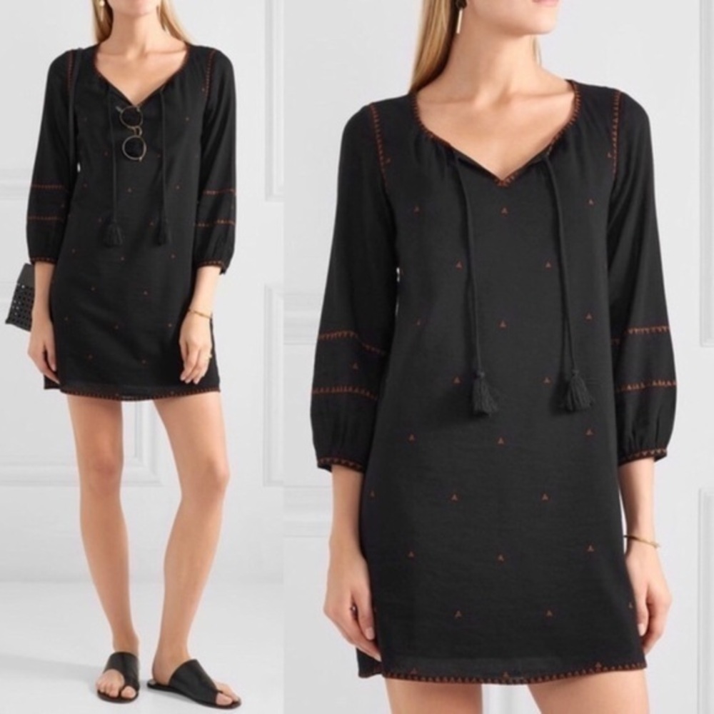 Madewell Embroidered Signal Tunic Dress XXS